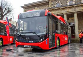 Electric Reds Park and Ride Bus credit image to Amanda Ferris