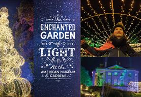 Enchanted Garden of Light at American Museum and Gardens