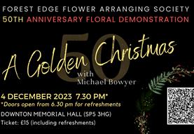 Golden Christmas - Floral Demonstration with Michael Bowyer