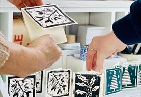 Festive Lino Printing with Hannah Cantellow Printmaker