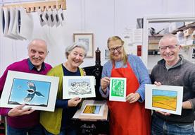 Beginner Linocut in Rowde Devizes