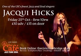 An Evening with Jacqui Hicks @TheCafé