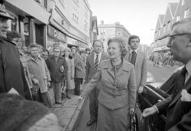 Margaret Thatcher in Salisbury Feb 1980