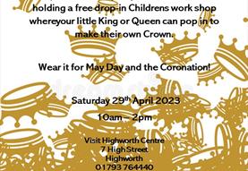 May Day Children's Crown Workshop.