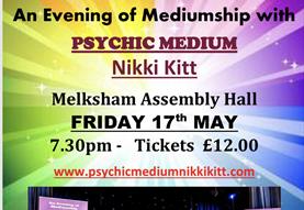 Evening of Mediumship with Nikki Kitt - Melksham