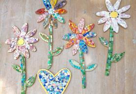 Mosaic Flowers with Emma Leith