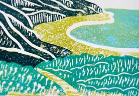 Linocut Printmaking - Reduction Technique Near Marlborough