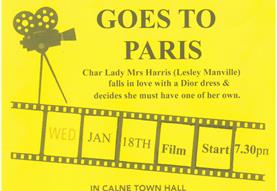 Calne Movies - Mrs Harris Goes to Paris