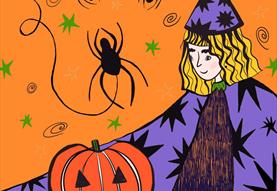 Spooky Halloween Mural Painting