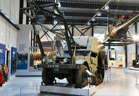 View inside REME around the world Half track Scout uniforms Cropped