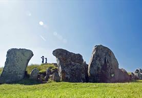 West Kennet Long Barrow in summer