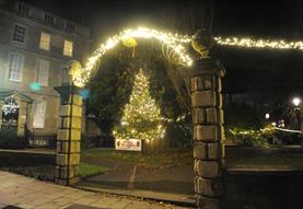 Bradford on Avon Christmas Lights Switch On