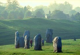 Avebury Stone Circle During Summer