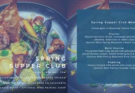 Spring Supper Club at Bluestone Vineyards