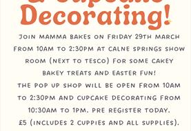 Pop up Shop and Cupcake Decorating With Mamma Bakes