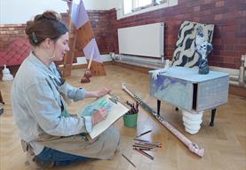Drawing In The Gallery