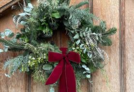 Festive wreath making course