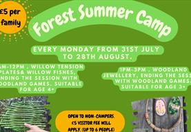 Forest Summer Camp - Willow Weaving & Woodland Jewellery