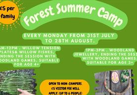 Forest Summer Camp - Willow Weaving & Woodland Jewellery