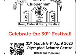 the 30th Chippenham CAMRA Beer and Cider Festival