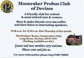 Moonraker Probus Club of Devizes