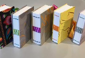 Link Stitch Ribbon Journal Bookbinding Workshop