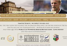 The Big Lions Rugby Event at Hartham Park Estate - July 19th