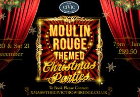 Moulin Rouge themed Christmas Parties