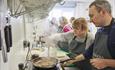 Cooking ingredients at Vaughan's Cookery School