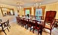 Formal dining room at Osmund House