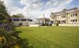 View of south facing lawns at Leigh Park Hotel