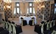 Cricklade House Hotel Wedding reception seating layout