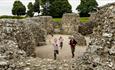 Old Sarum - inside the castle