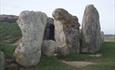 West Kennett Long Barrow in Wiltshire