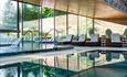 Interior of the pool within the Spa at Lucknam Park in Thickwood, near Bath