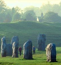 Avebury Stone Circle During Summer