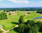 Arial view of golf course