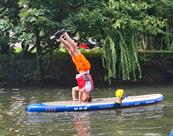 SUP in the river avon