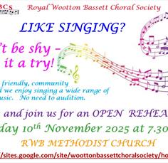 RWB Choral Society Open Rehearsal