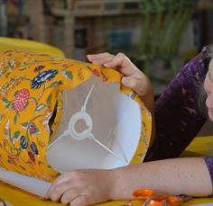 Lampshade Workshop at Bowood
