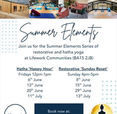 Summer Elements Hatha Yoga Series