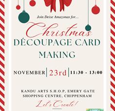 Christmas Découpage Card Making