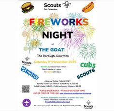 Downton Scouts Fireworks
