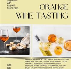 Wine Tasting Evening: What is orange wine?