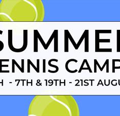 Summer Tennis Camp for 5-16yrs