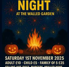 Erlestoke Cricket Club Fireworks Night. Halloween costumes encouraged.