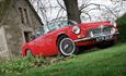 1968 Red MG at Vintage Classics