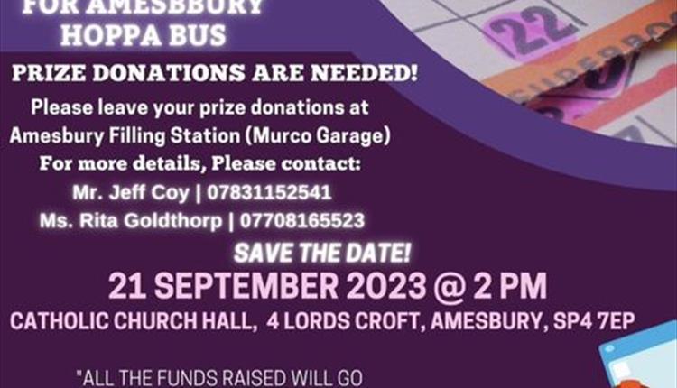 Mayor of Amesbury Charity Appeal Bingo