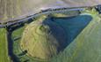 Silbury Hill from above