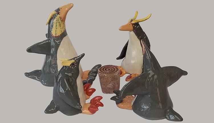 Make a Clay Penguin
